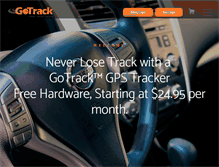 Tablet Screenshot of gotrack.com